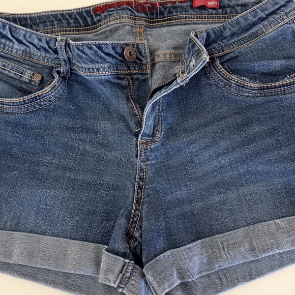 Arizona Jeans Cuffed Plus Size Shorts Girls Size 18 1/2 Plus - Picture 9 of 12
